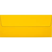LUX Square Flap Self Seal #10 Invitation Envelope, 4 1/2 x 9 1/2, Sunflower, 50/Pack (EX4860-12-50