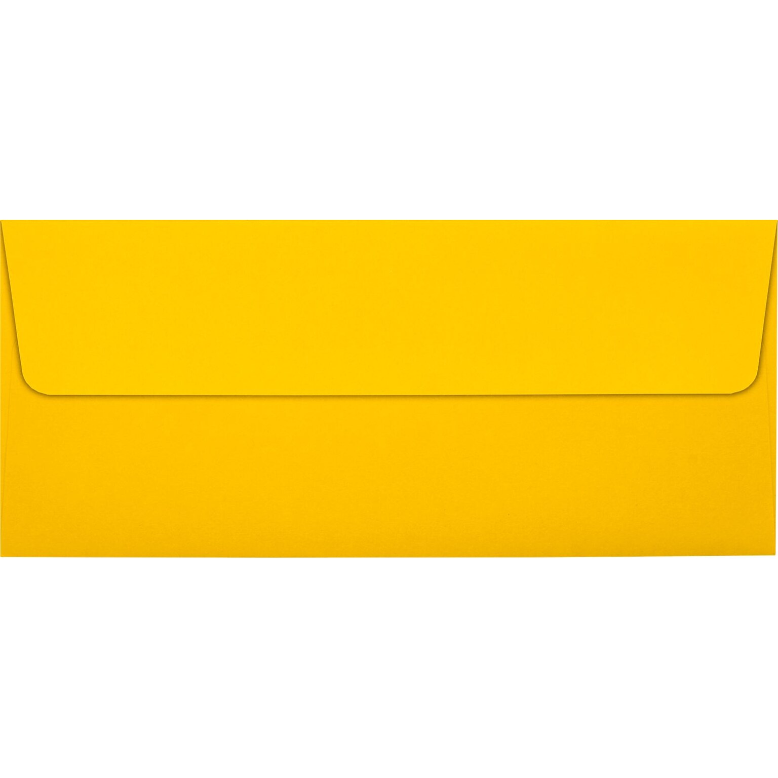 LUX Square Flap Self Seal #10 Invitation Envelope, 4 1/2 x 9 1/2, Sunflower, 50/Pack (EX4860-12-50)