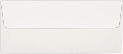 LUX #10 Square Flap Envelopes (4 1/8 x 9 1/2) 100% Cotton 50/Pack, Natural White - 100% Cotton (4860-SN-50)