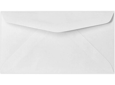 LUX Self Seal #6 Business Envelope, 3 1/2 x 6, Bright White, 500/Pack (17897-500)