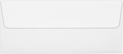 LUX Peel & Seel® Self Seal #10 Invitation Envelope, 4 1/2 x 9 1/2, White, 50/Pack (4860-80W-50)