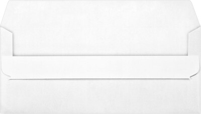 LUX #10 Window Envelopes (4 1/8 x 9 1/2) 500/Pack, White w/ Simple Seal (28727-500)