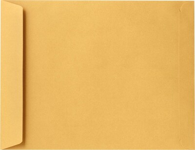 LUX Open End Self Seal Catalog Envelope, 11 1/2 x 14 1/2, 28lb. Brown Kraft, 500/Pack (318-500)