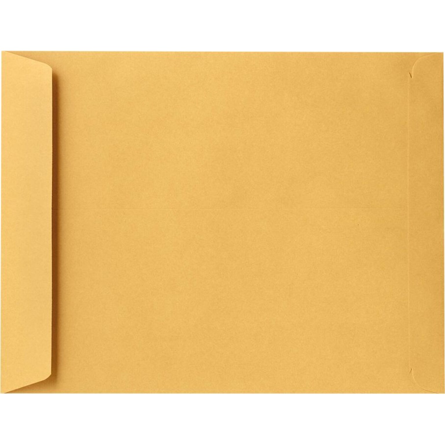 LUX Open End Self Seal Catalog Envelope, 11 1/2 x 14 1/2, 28lb. Brown Kraft, 500/Pack (318-500)