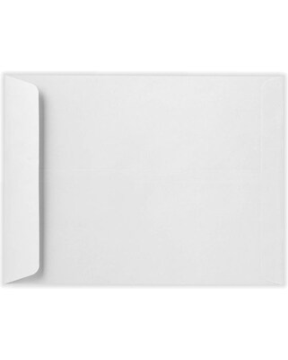 LUX Open End Self Seal #13 Catalog Envelope, 10 x 13, White Linen, 50/Pack (4897-WLI-50)