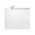LUX Self Seal Booklet Envelope, 9 x 12, Crystal Clear, 50/Pack (CC9X12-50)