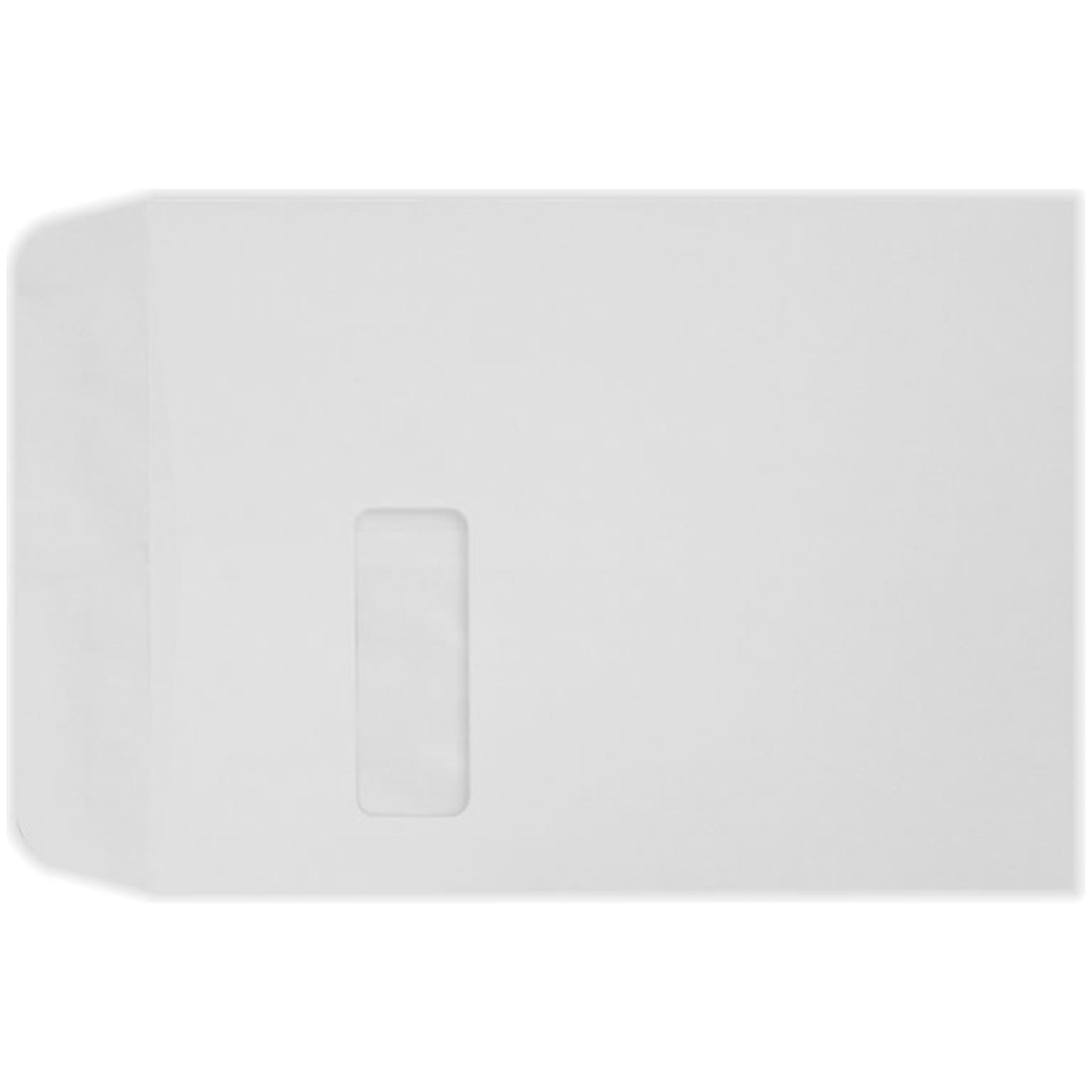 LUX 9 x 12 Open End Window Envelopes 500/Pack, 28lb. Bright White (1590-500)