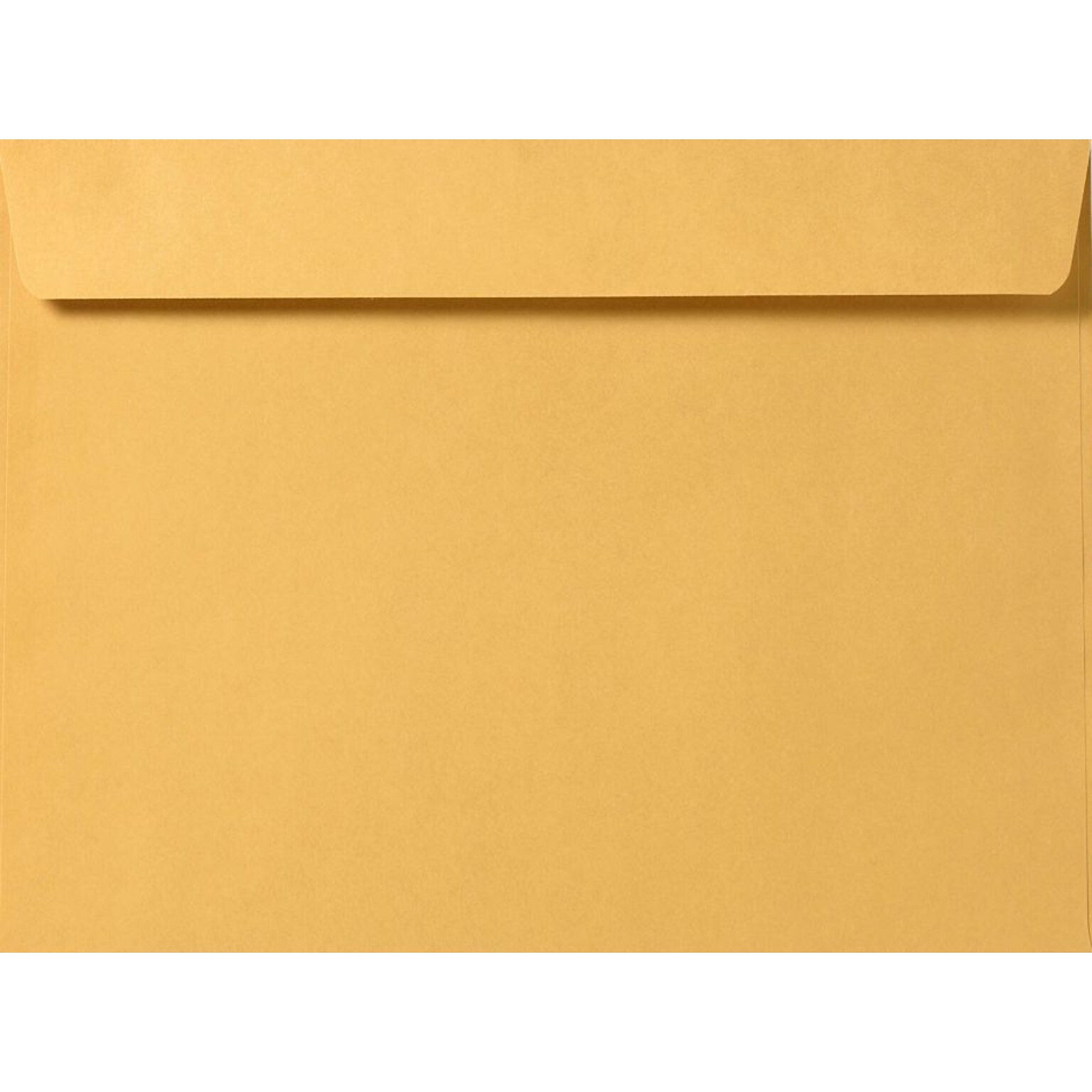 LUX Self Seal Booklet Envelope, 10 x 15, 28lb. Brown Kraft, 50/Pack (11173-50)