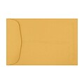 LUX 4 5/8 x 6 3/4 Open End Envelopes 50/Pack, 24lb. Brown Kraft (7955-50)
