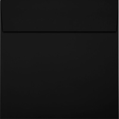 LUX 8 1/2 x 8 1/2 Square Envelopes 50/Pack, Midnight Black (F-8575-B-50)