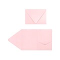 LUX A7 Pocket Invitations (5 x 7) 40/Pack, Candy Pink (EX10LEBA706PF40)