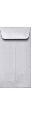 LUX #7 Coin Envelopes (3 1/2 x 6 1/2) 250/Pack, Silver Metallic (7CO-M06-250)