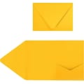 LUX A7 Pocket Invitations (5 x 7) 50/Pack, Sunflower (EX10LEBA704PF50)