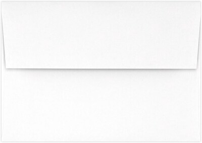 LUX A1 Invitation Envelopes (3 5/8 x 5 1/8) 50/Pack, Brilliant White - 100% Cotton (4865-SBW-50)