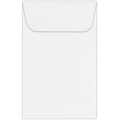 LUX #1 Coin Envelopes (2-1/4 x 3-1/2) 250/Pack, 24lb. Bright White (94623-250)