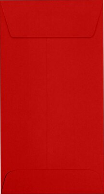 LUX Self Seal #7 Coin Envelope, 3 1/2 x 6 1/2, Ruby Red, 250/Pack (LUX-7CO-18-250)