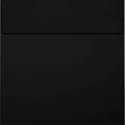 LUX 6 x 6 Square Envelopes 50/Pack, Midnight Black (F-8525-B-50)