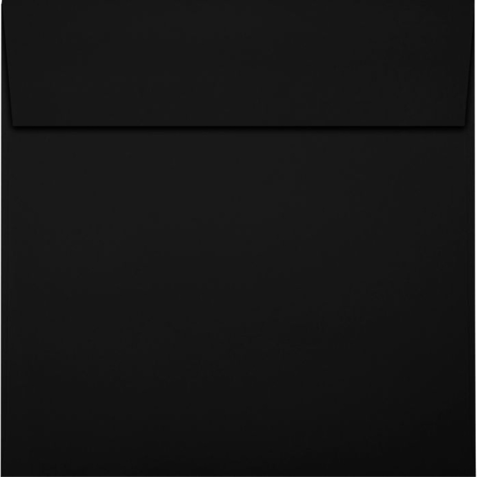 LUX 6 x 6 Square Envelopes 50/Pack, Midnight Black (F-8525-B-50)