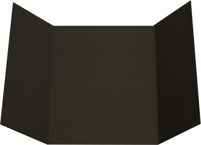 LUX A7 Gatefold Invitation (5 x 7) 100/Pack, Midnight Black (LUXA7GF-B-100)