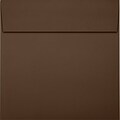 LUX 7 1/2 x 7 1/2 Square Envelopes 50/Pack, Chocolate (EX8555-17-50)