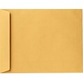 LUX Self Seal Currency Envelope, 14 x 18, 28lb. Brown Kraft, 250/Pack (85629-250)