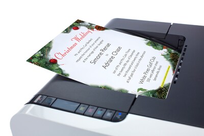 Great Papers Pine and Pearl Christmas Letterhead, Multicolor, 50/Pack (2021112)