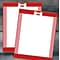 Great Papers Red Ribbon with Bow Holiday Letterhead, Red/White, 50/Pack (2021113)