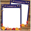 Great Papers Thankful Thanksgiving Letterhead, Multicolor, 50/Pack (2021119)