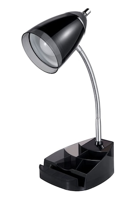 V-Light LED Organizer Desk Lamp, 16 Black/Chrome (SVCA2148104B)