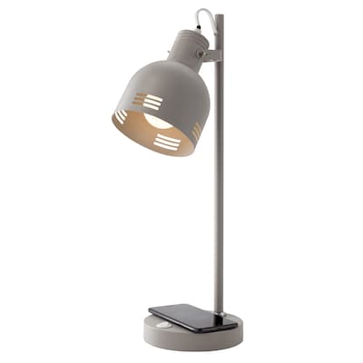 V-Light LED Wireless Charging Desk Lamp, 20.5", Matte Gray (SV250PG)