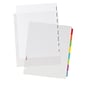 Avery Clear Easy View Plastic Dividers, 8 Tabs, Multicolor (16741)