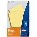 Avery Insertable Paper Dividers, 8-Tab, Clear (11116)