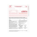 ComplyRight 2021 1096 Transmittal Tax Form, White/Red/Black, 25/Pack (510025)