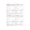 ComplyRight 2021 W-2 4-Up Employee Copies B, C, 2, and 2 Tax Form, White/Red/Black, 50/Pack (520550)