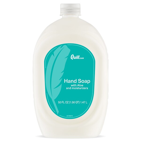 Quill Brand® Moisturizing Hand Soap Refill; Aloe Formula, Floral Scent, 50-oz.