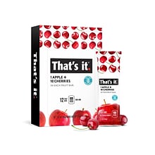 Thats it. Fruit Bar, Apple and Cherries, 1.2 Oz., 12/Pack (1022C)