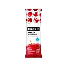 Thats it. Fruit Bar, Apple and Cherries, 1.2 Oz., 12/Pack (1022C)