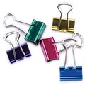 Baumgartens Assorted Colors Mini Binder Clips, .5, 12/Pkg (29710)