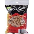 A & W Office Supplies Tan - Assorted Sizes Rubber Bands ,.25 lb (35070)