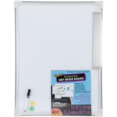 Darice Magnetic Dry Erase Board, 18 x 24 (2511-37)