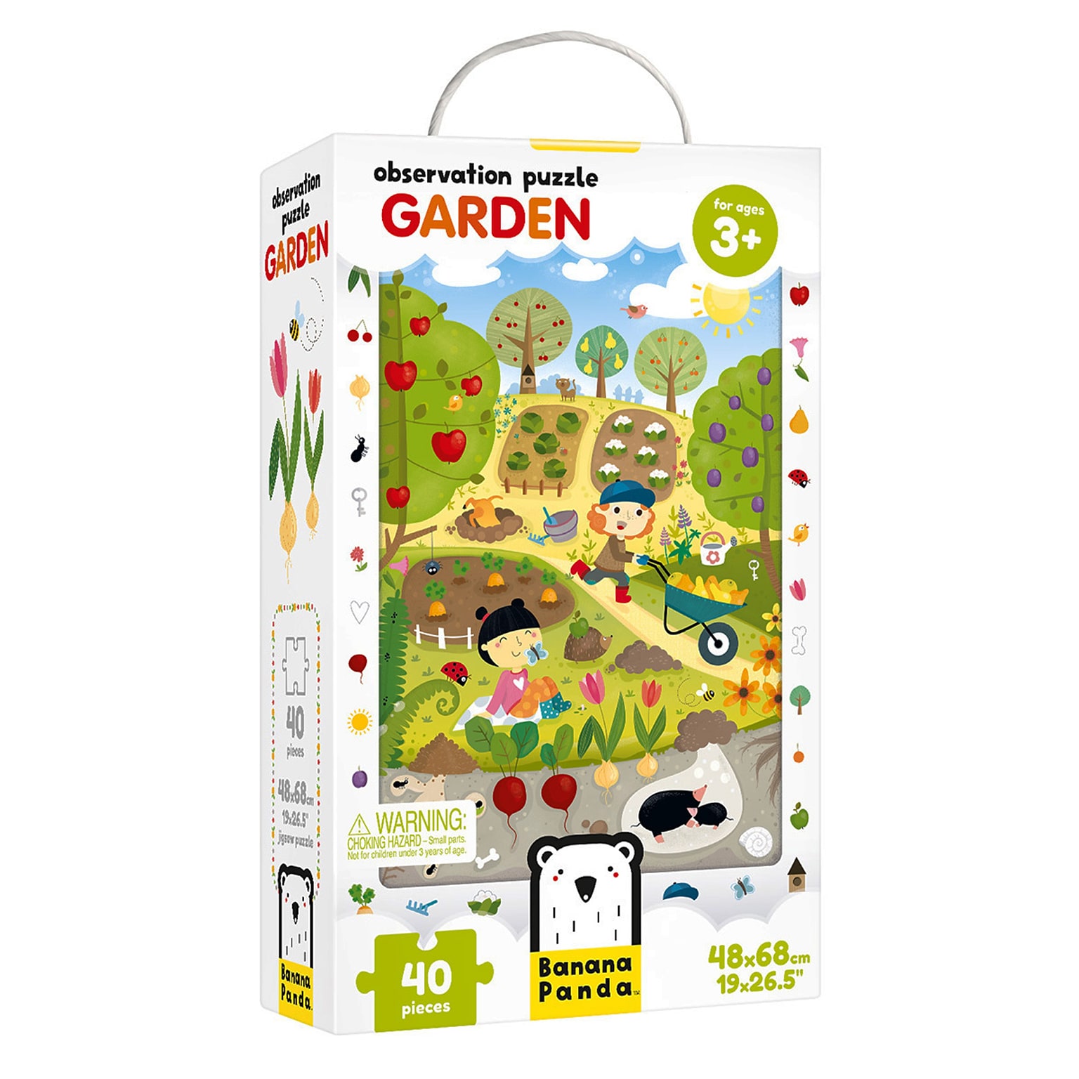 Banana Panda 40-Piece Observation Puzzle Garden (BPN33682)