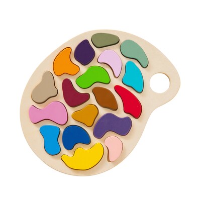 The Freckled Frog 19-Piece Artist Palette Puzzle (CTUFF456)