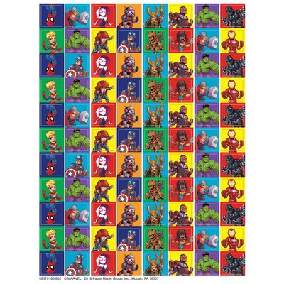 Eureka® Marvel™ Super Hero Adventure Mini Stickers, 704/Pack, 12 Packs (EU-621006-12)