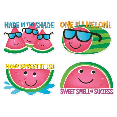 Eureka® Jumbo Scented Stickers, Watermelon, 12/Pack, 6 Packs (EU-628002-6)