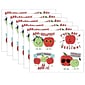 Eureka® Jumbo Scented Stickers, Apple, 12/Pack, 6 Packs (EU-628005-6)