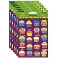 Eureka Cupcake Scented Stickers, 80 Per Pack, 6 Packs (EU-650921-6)