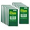 Eureka® 1/2 Presto-Stick Foil Star Stickers, Green, 250/Pack, 12 Packs (EU-82442-12)