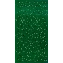 Eureka Presto-Stick Foil Star Stickers, 1/2, Green, 250 Per Pack, 12 Packs (EU-82442-12)