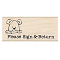 Hero Arts Please Sign & Return Pup Stamp, 3/Bundle (HOAD453-3)