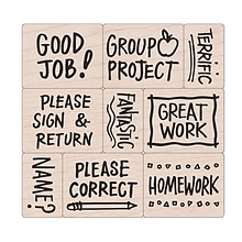 Hero Arts Big n Little Notes From The Teacher Stamps, 9/Set (HOALL251)